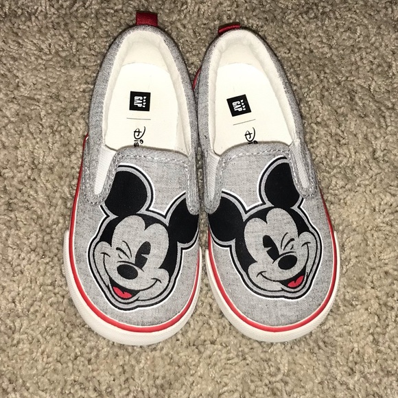 mickey mouse slip on shoes toddler